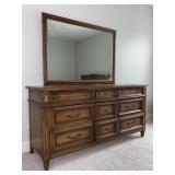 Dresser with mirror