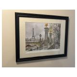 Paris Pont Alexandre III Framed Art 20x15