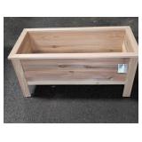 DOUBLE NATURAL CEDAR PLANTER