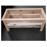 DOUBLE NATURAL CEDAR PLANTER