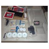 RC Car Body Parts and Decal Assortment