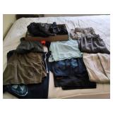 15 plus under armor shorts, sweats size xl