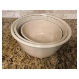 3 Ceramic Mixing Bowls