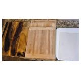Cutting Boards, Wood and Plastic