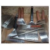 Spatulas, Blackstone Burger Press, Tongs
