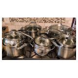 David Burke Stainless Steel Cookware Set