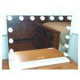 Lighted Makeup Mirror with Touch Controls