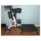 Elenker Rollator Walker and Metal Step Platform
