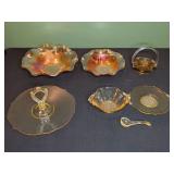 Vintage carnival and depression Glassware