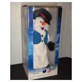 Gemmy Snowflake-Spinning Snowman Animated Figure