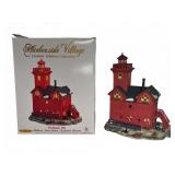 Harborside Village Porcelain Lighted House