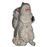 Lenox Holiday Santa Cookie Jar Ceramic