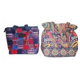 (2) Quilted Purses, Vera Bradley & Donna Sharp