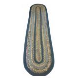 Braided Runner Rug, 119"x29"