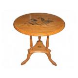 Ducks Unlimited Wood Table, 20" Top, 20" Tall