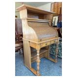 Roll-Top Desk, 30"x20"x54"