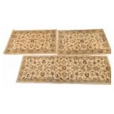 (3) Kaleen Hallway Rugs: (2) 3