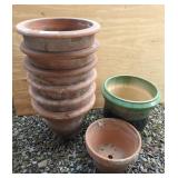 Clay and Glazed Garden Pots