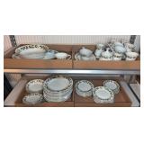 China Pearl Fine China Holly Dinnerware Set