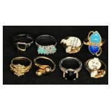 Fashion Ring Group of 8