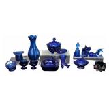 Cobalt Blue Glass Figurines & Dishes