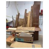 Large Lumber and Wood Offcuts Lot