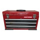 Craftsman Metal Toolbox with Tools,