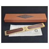 Bridge City SS-4 Saddle Square Rosewood Brass