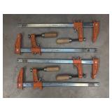 4 Jorgensen 3712 Bar Clamps
