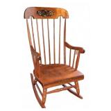 Nichols & Stone Co. Rocking Chair, 23"x30"x41"