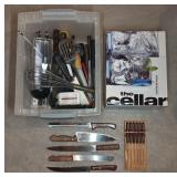 Kitchen Utensil Assortment with Glassware Set