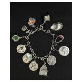 Sarah Coventry Charm Bracelet with Multiple