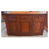 Wooden Sideboard 54" x 20" x 32.5"