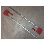 (2) Bessey 36" Bar Clamps