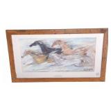 "Free As The Wind" DeGrazia Print 26" x 14.75"