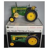 John Deere Model 720 Die-Cast Tractor with Box