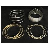 Metal Bangle and Bracelet Assortment