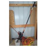 Pole Saw, Craftsman Chainsaw, B&D hedge trimmer