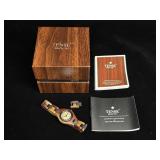 Tense Wood Wristwatch with Box and Papers