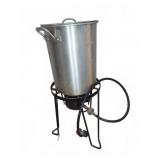 Aluminum Stock Pot with Outdoor Propane Burner