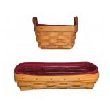 Longaberger Handwoven Basket Set with Liners