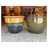Ceramic Planters, 15" Diameter, 12" Height