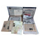 Historic Newspapers and Ephemera