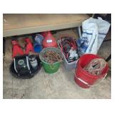 Automotive Supplies Lot with Jack Stands