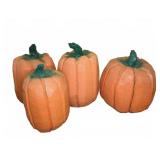 Painted Wood Pumpkin Decorations