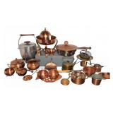 Copper and Brass Kitchenware Lot