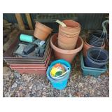 Plastic Flower Pots and Trays