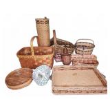 Woven Baskets Set of Eleven