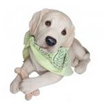 Sandicast Labrador Pup Sculpture, 16.5"L
