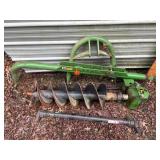 John Deere 12" Auger Digger Attachment